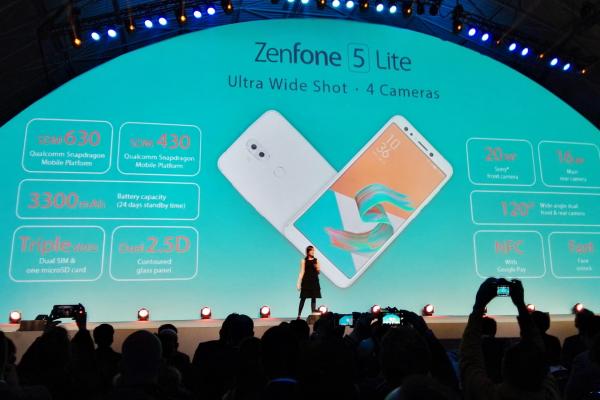 MWC 2018: ASUS anunţă ZenFone 5 Lite, telefon cu 4 camere, ecran mare şi corp premium
