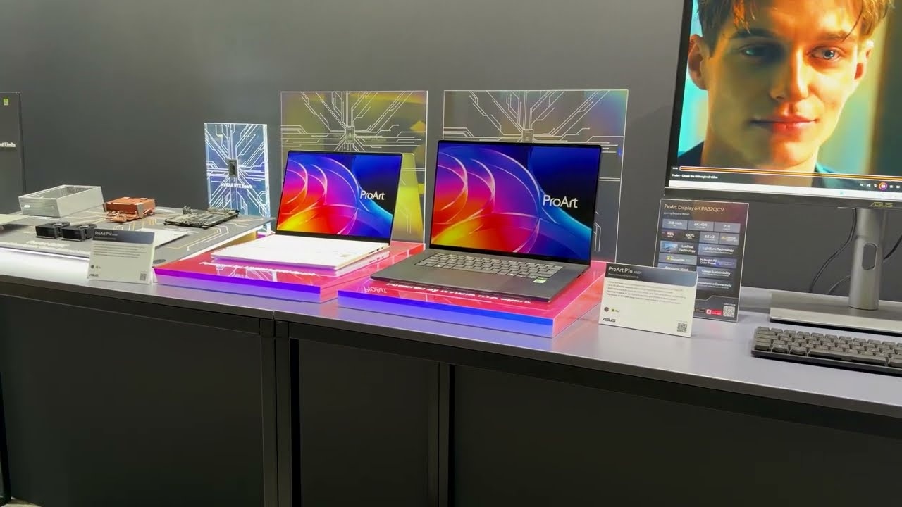 Am făcut turul ASUS ProArt la Berlin: laptopuri cu RTX Spark, mini-PC cât palma și monitor 6K
