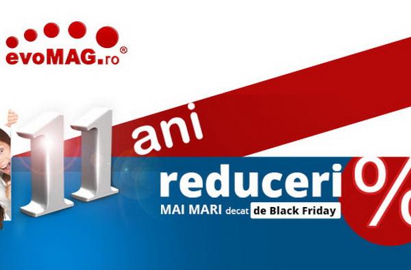 Campania aniversară evoMAG debutează astăzi; iată câteva dintre reducerile afișate