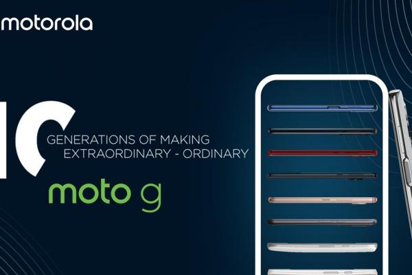 Motorola sărbătorește 10 generații de Moto G în această lună, cea mai cunoscută gamă de telefoane a companiei