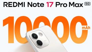 Xiaomi tocmai a anunţat primul său telefon cu baterie de 10.000 mAh: Redmi Note 17 Pro Max 5G