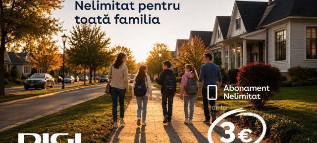 Vrei să schimbi operatorul pentru întreaga familie? DIGI îți oferă reduceri lunare în funcție de câte numere portezi 