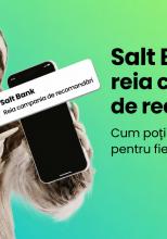 Salt Bank reia campania de recomandări; Cum poți primi 100 de lei pentru fiecare prieten invitat