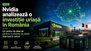Gigantul AI Nvidia are România pe listă; Sudul țării este vizat pentru un posibil centru de date