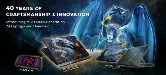 Computex 2026: MSI aduce în prim-plan Titan 18 HX Dragon Edition și noi laptopuri Katana, Venture și Crosshair pentru gameri și creatori de conținut