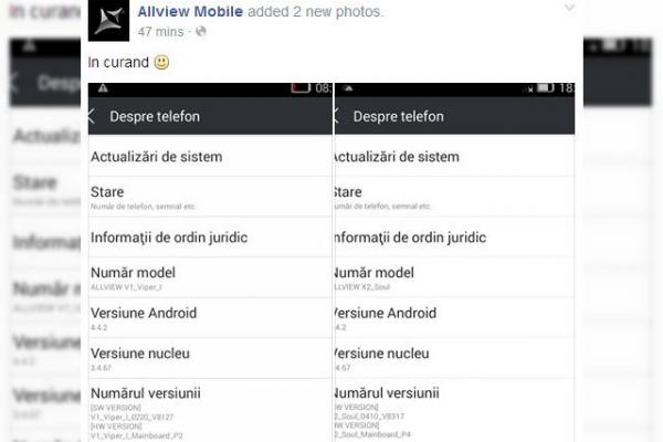 Allview va oferi actualizarea la Android 4.4.2 KitKat pentru Viper i și X2 Soul!
