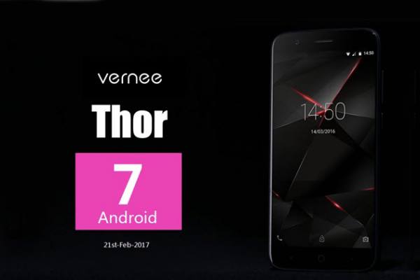 Vernee Thor primește actualizarea la Android 7.0 Nougat! Telefon de buget cu 3 GB RAM și scanner de amprente! 