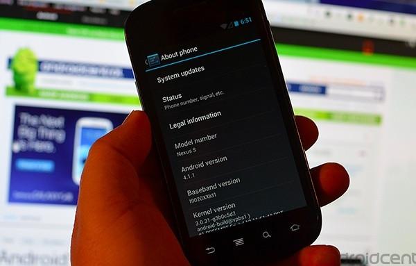 Android 4.1.1 Jelly Bean a Început să sosească pe Nexus S