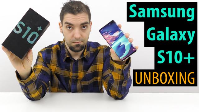 <b>Samsung Galaxy S10+ Unboxing: Flagship-ul aniversar de 10 ani este aici, cu extra ecran, 5 camere în total  (Video)</b>Samsung Galaxy S10+ este unul dintre flagship-urile anului 2019 pe care le-am aşteptat cu nerăbdare la test. Anunţat pe 20 februarie cu Galaxy S10, S10e şi S10 5G, telefonul a primit deja un hands on de la noi la final de februarie, iar acum versiunea..