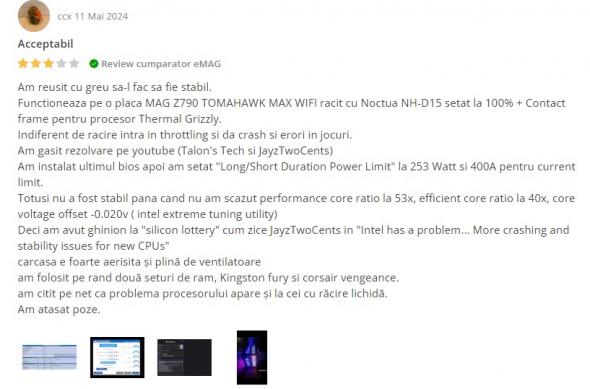 Intel Core i9-14900KF - Stabilitate (review cumpărător eMAG): Screenshot_21.jpg