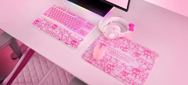 Razer are noi periferice pentru fanul Hello Kitty din tine, la aniversarea a 50 de ani de drăgălășenie