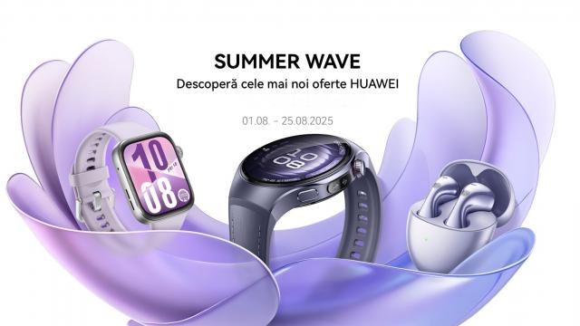 <b>Reduceri mari cu ocazia campaniei Summer Wave pe Huawei Store: Smartphone-uri, cele mai tari smartwatch-uri, tablete și laptopuri cu extra-discount</b>Se anunță o lună aglomerată de oferte pe Huawei Store, acolo unde avem parte de discounturi generoase la o mulțime de produse interesante. Pe listă se află smartphone-uri, smartwatch-uri, căști, dar și tablete și laptopuri performante ce au parte