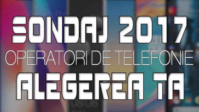 <b>Votează cel mai bun operator de telefonie mobilă din 2017! (Sondaj Mobilissimo.ro)</b>În acest an vă invităm să votați și care a fost cel mai operator de telefonie mobilă din punctul vostru de vedere, lista fiind una cu adevărat restrânsă. Avem 4 operatori mari și lați, printre care se numără Orange, Vodafone, TELEKOM și 