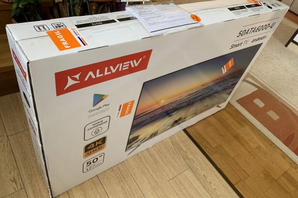 Allview Android TV (50ATA6000-U) Unboxing