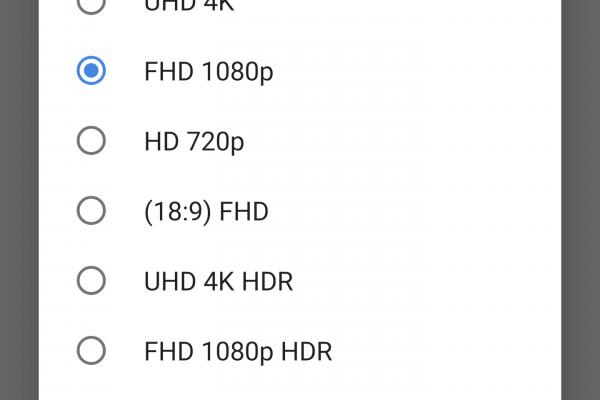 Interfață grafică camera Nokia 9 Pureview