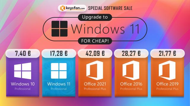 <b>(P) Oferte de Halloween pe Keysfan.com: Poți cumpăra o licență Windows 10 pentru doar 7.4 euro și beneficia de upgrade gratuit la Windows 11</b>Windows 11 este pe buzele tuturor în această perioadă, sistem de operare lansat oficial către mase de câteva săptămâni și la care actualii posesori de Windows 10 pot face upgrade gratuit. Dacă încă nu ai un PC cu Windows 10 activat