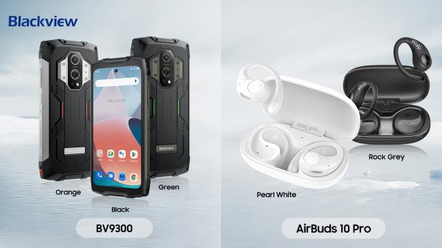 <b>Blackview lansează smartphone-ul robust BV9300 cu nivelă laser și lanternă, plus căștile open-ear AirBuds 10 Pro  </b>Pe final de primăvară cei de la Blackview au câteva noutăți interesante de prezentat, în frunte cu smartphone-ul robust Blackview BV9300 care se laudă cu o nivelă laser. Are și lanternă, dotări atractive, iar odată cu telefonul sosesc 