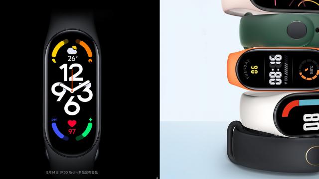 <b>Xiaomi Mi Band 7 va debuta oficial pe 24 mai! Brățara vine cu display AMOLED mai mare, NFC, GPS</b>Ieri aflam că pe 24 mai va debuta oficial noua serie de telefoane Redmi Note 11T. Ei bine, pare-că nu vor fi singurele dispozitive lansate în cadrul evenimentului. Alături de cele mai noi smartphone-uri Redmi va fi anunțată și brățara Xiaomi Mi Band 7
