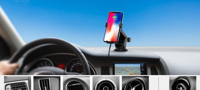 Flash Sale Cafago: Suport auto wireless dodocool cu încărcare rapidă doar 10.20 USD!