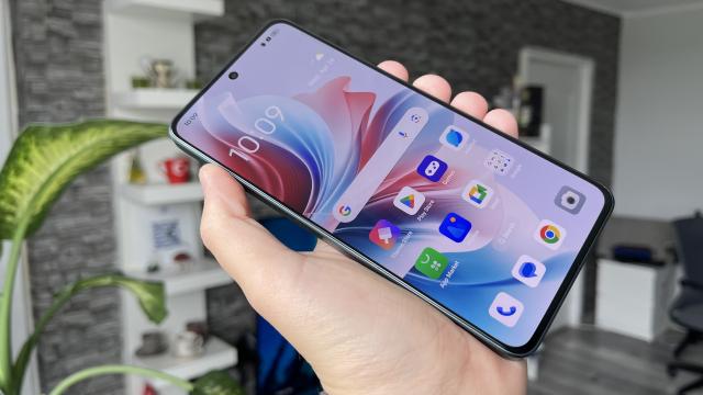 <b>OPPO Reno11 F 5G: OS, UI și aplicații cu ColorOS, interfață pe care o personalizezi după bunul plac</b>OPPO Reno11 F 5G este un telefon ce rulează Android 14 alături de interfața ColorOS 14 aplicată peste. Adevărul e că multe diferențe față de varianta anterioară a interfeței nu apar, avem de-a face cu un UI curat, extrem de ușor de personalizat