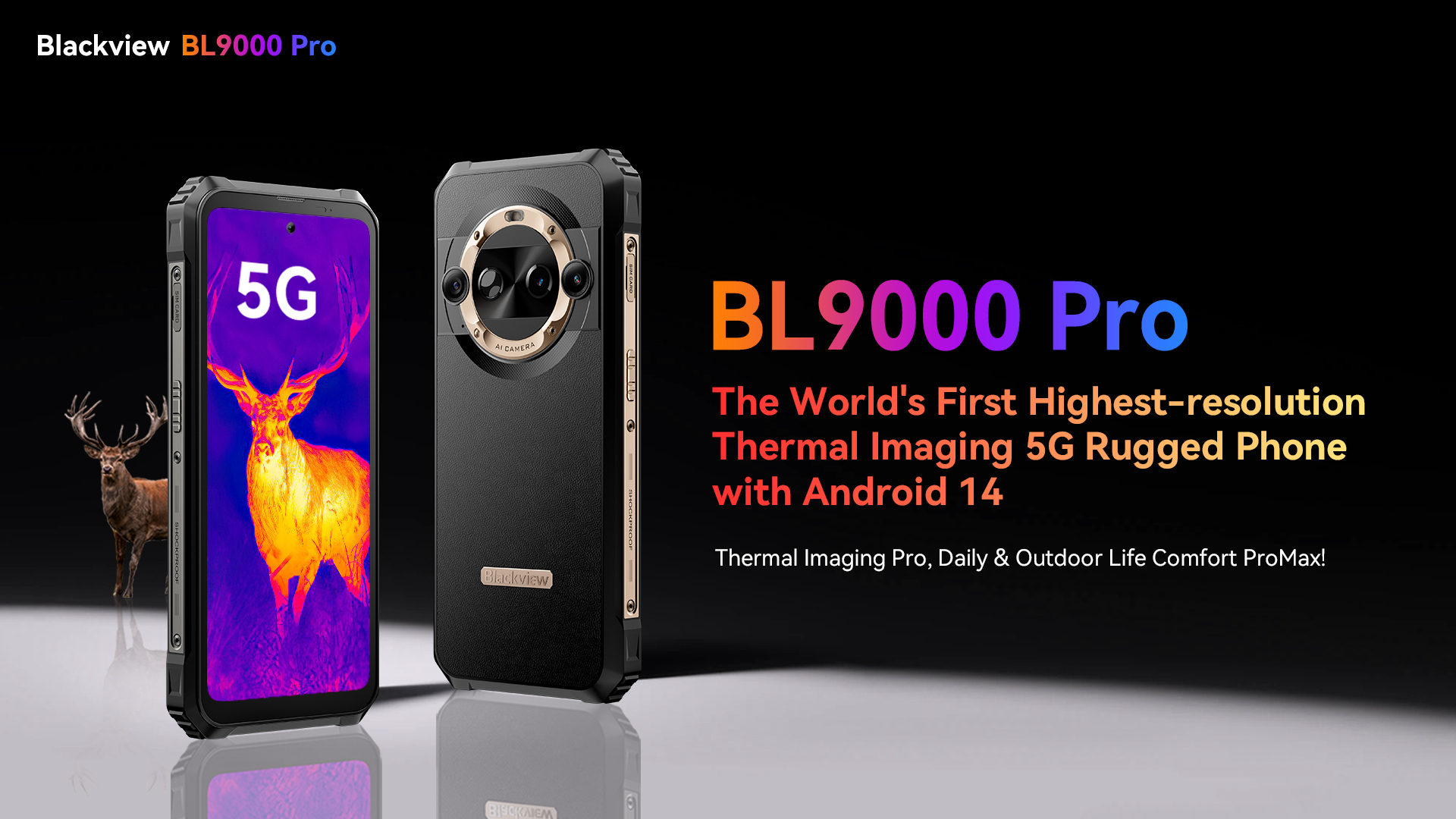Blackview BL9000 Pro este acum oficial, telefonul robust ce integrează cameră de termoviziune FLIR de ultimă generație