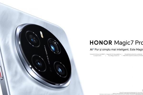 HONOR Magic7 Pro ajunge în România, cu AI și Magic Portal 2.0 + cameră AI Falcon de 200 MP; Cât costă?