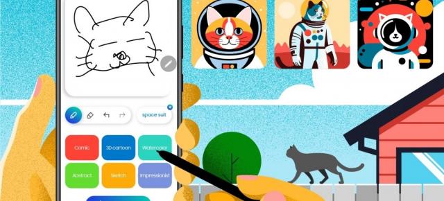 Sketch to Image îţi va permite să desenezi cu comenzi vocale şi text