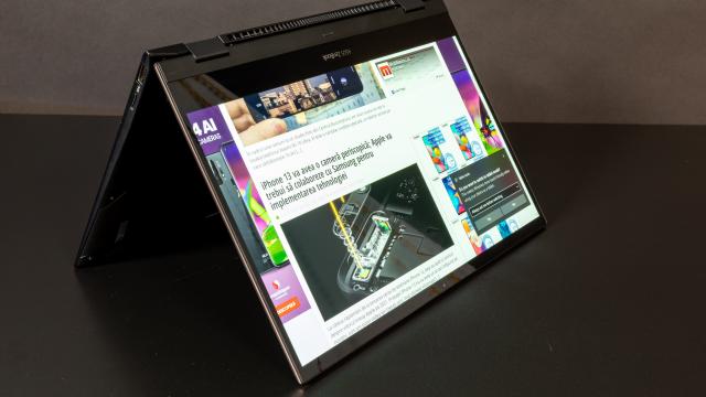 <b>ASUS ZenBook Flip S (UX371EA) Review: Ultrabook 2 în 1 cu ecran OLED, grafică Intel Xe și greutate de doar 1.2 kg</b>Un laptop convertibil reprezintă o soluție optimă pentru multiple scenarii de utilizare care implică mobilitatea. Iar noul ZenBook Flip S de la ASUS, care a poposit pentru o vreme și în redacția noastră, s-a dovedit