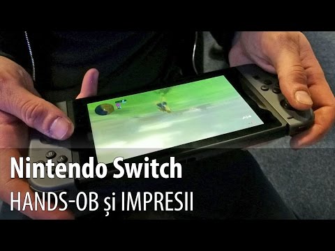 Nintendo Switch preview + hands-on (Lansare în Romania Media Galaxy Orhideea)