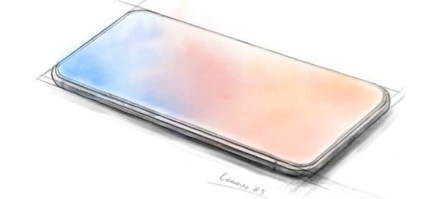 Lenovo pregăteşte un telefon cu aproape 100% screen to body ratio; Iată schiţa lui Lenovo Z5