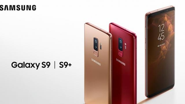 <b>Samsung Galaxy S9 acum și pe auriu; Nuanța "Sunrise Gold" introdusă oficial</b>La scurt timp de la prezentarea variantei Burgundy Red pentru smartphone-urile Galaxy S9 și Galaxy S9+, iată-i pe cei de la Samsung dezvâluind și un model pe auriu. Acesta se numește Sunrise Gold și aflăm că pentru moment debutul are loc