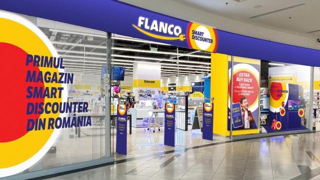 <b>Flanco deschide primul magazin din Cluj-Napoca! Unitatea are peste 1000 m2 și aduce reduceri de până la 67% la o selecție variată de produse</b>Flanco anunță deschiderea primului său magazin în Cluj-Napoca, în incinta Artema Shopping Center, pe str. Traian Vuia nr. 140 (fostul Ambient). Magazinul, cu o suprafață de peste 1.000 mp, face parte dintr-un plan mai amplu de extindere la nivel național