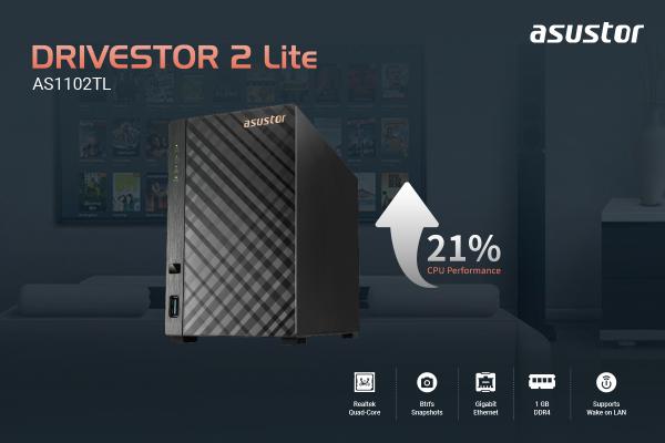 ASUSTOR Drivestor 2 Lite: o soluție NAS eficientă și accesibilă cu suport Btrfs și performanțe îmbunătățite