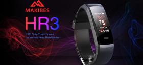 Makibes HR3 este un smartband cu certificare IP67 și senzor de puls; Acum la doar 18.99 dolari pe GeekBuying