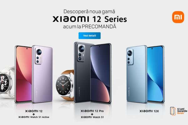 Seria Xiaomi 12 debutează pe cale oficială în România, fiind disponibile la precomandă cu ceas sau căști cadou și garanție 6 luni pentru ecran