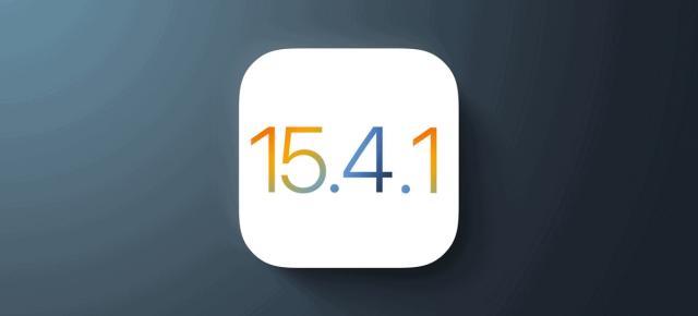 Actualizarea iOS 15.4.1 (şi iPadOS 15.4.1) este acum disponibilă, reparând problemele cu bateria de pe iPhone