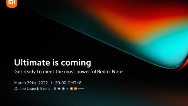 <b>Xiaomi anunţă un eveniment global pe data de 29 martie; Ar putea lansa Redmi Note 11 Pro+ 5G</b>Xiaomi a prezentat deja seria Redmi Note 11 în România la final de lună februarie, aducând în ţara noastră Note 11, Note 11s, 11 Pro 4G şi 11 Pro 5G. Acum se pare că pregăteşte şi un flagship Redmi, deoarece a anunţat un eveniment global