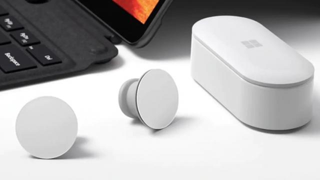 <b>Surface Earbuds sunt primele căști in-ear complet wireless de la Microsoft și sunt mai scumpe decât AirPods 2</b>În cadrul evenimentului de ieri seară, Microsoft a anunțat o mulțime de produse, de la tabletele Surface Pro 7, la Surface Laptop 3 și până la pliabile ca Surface Neo și Surface Duo. Au existat și noi accesorii dezvăluite la fața locului