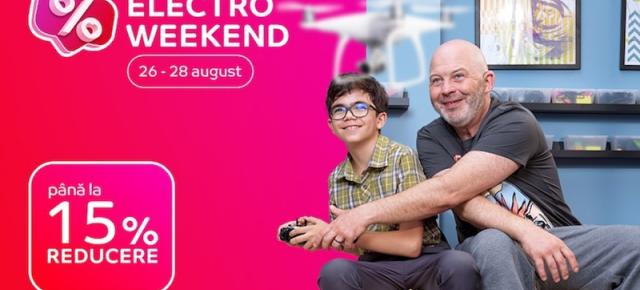 Electro Weekend a revenit la eMAG în perioada 26-28 august, cu smart TV-uri, electrocasnice, tablete și gadget-uri cu până la 15% extra-discount; Ce avem în ofertă?