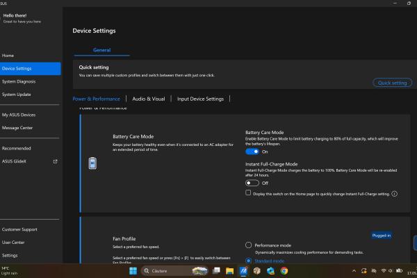 ASUS ZenBook Duo (UX8407) - MyASUS software