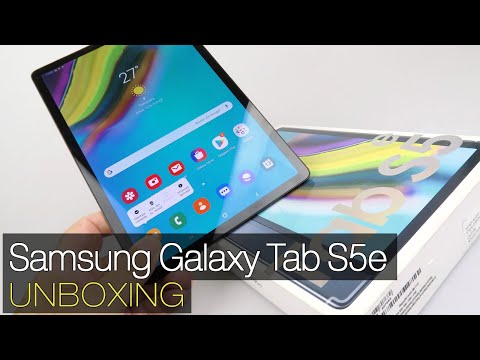 Samsung Galaxy Tab S5e Video Unboxing în Română (Cea mai subțire tabletă din lume)