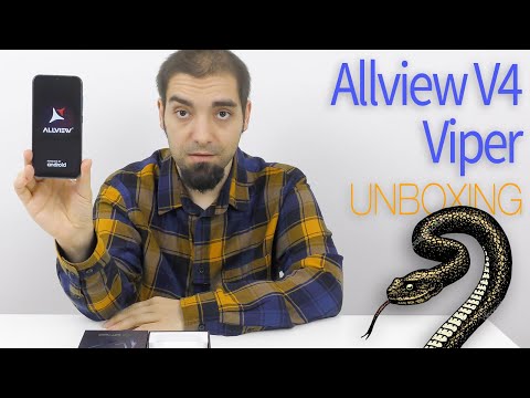 Allview V4 Viper Video Unboxing (Telefon de buget cu cameră duală și display cu decupaj „lacrimă”)