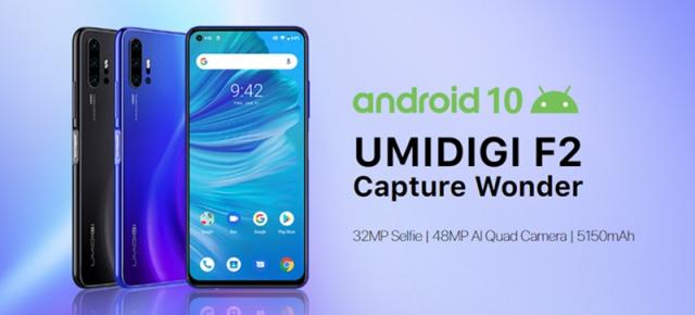 UMIDIGI F2 se pregătește de lansare cu Android 10 la bord, multe camere foto și baterie de 5150 mAh! Iată cum poți câștiga unul!