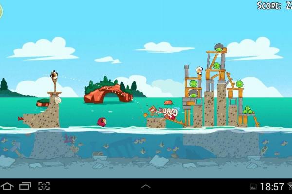 Angry Birds Seasons Piglantis review - 30 de nivele noi și gameplay subacvatic (Video)