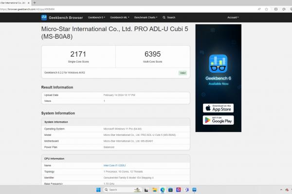 MSI Cubi5 - Capturi