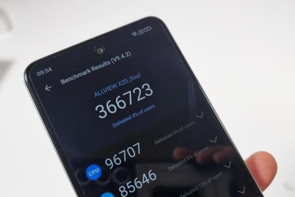 Allview Soul X20 - Benchmark-uri „clasice” de telefon midrange cu CPU Helio G99