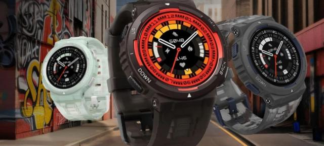 Amazfit Active Edge a debutat! Smartwatch cu GPS încorporat, moduri AI pentru sport și o autonomie de 16 zile
