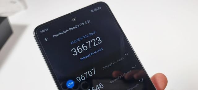 Allview Soul X20 - Benchmark-uri „clasice” de telefon midrange cu CPU Helio G99