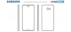 Samsung caută alternativa perfectă la "bretonul" lui iPhone X; Un brevet indică decupaje direct în display pentru senzori, cameră, difuzor