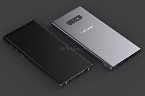 Samsung Galaxy Note 9 apare în randări bazate pe scheme CAD din fabrică; Mici schimbări și scanner de amprente în spate